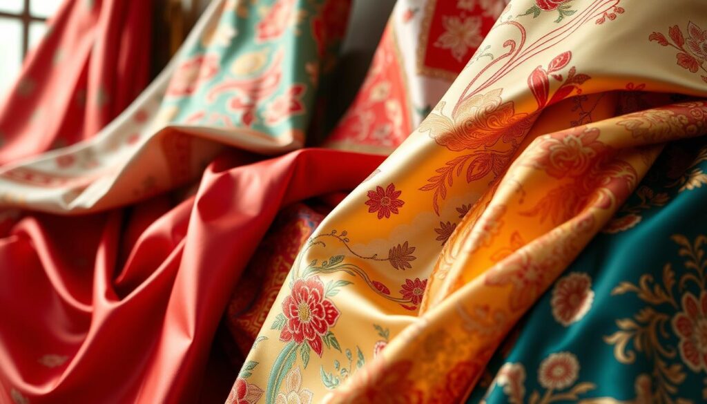 Chinese embroidery fabrics