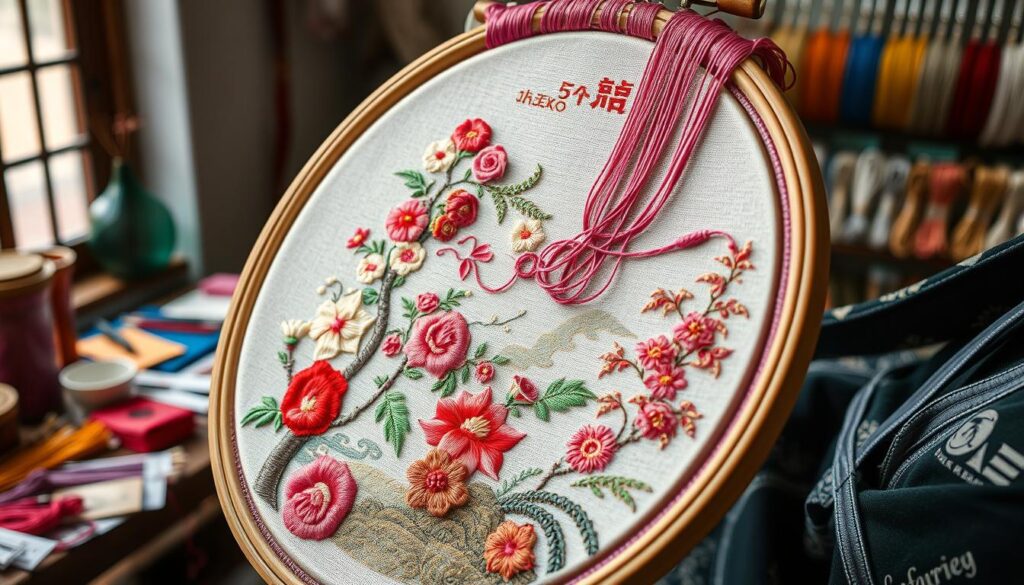 Chinese embroidery techniques