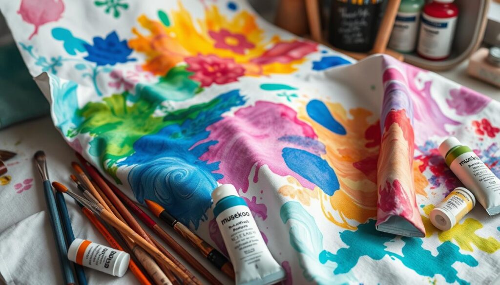 acrylic paint suitability for fabric