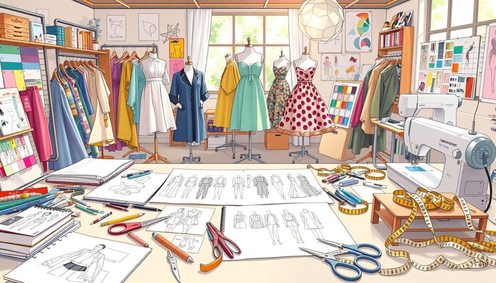 how to design fashion clothes