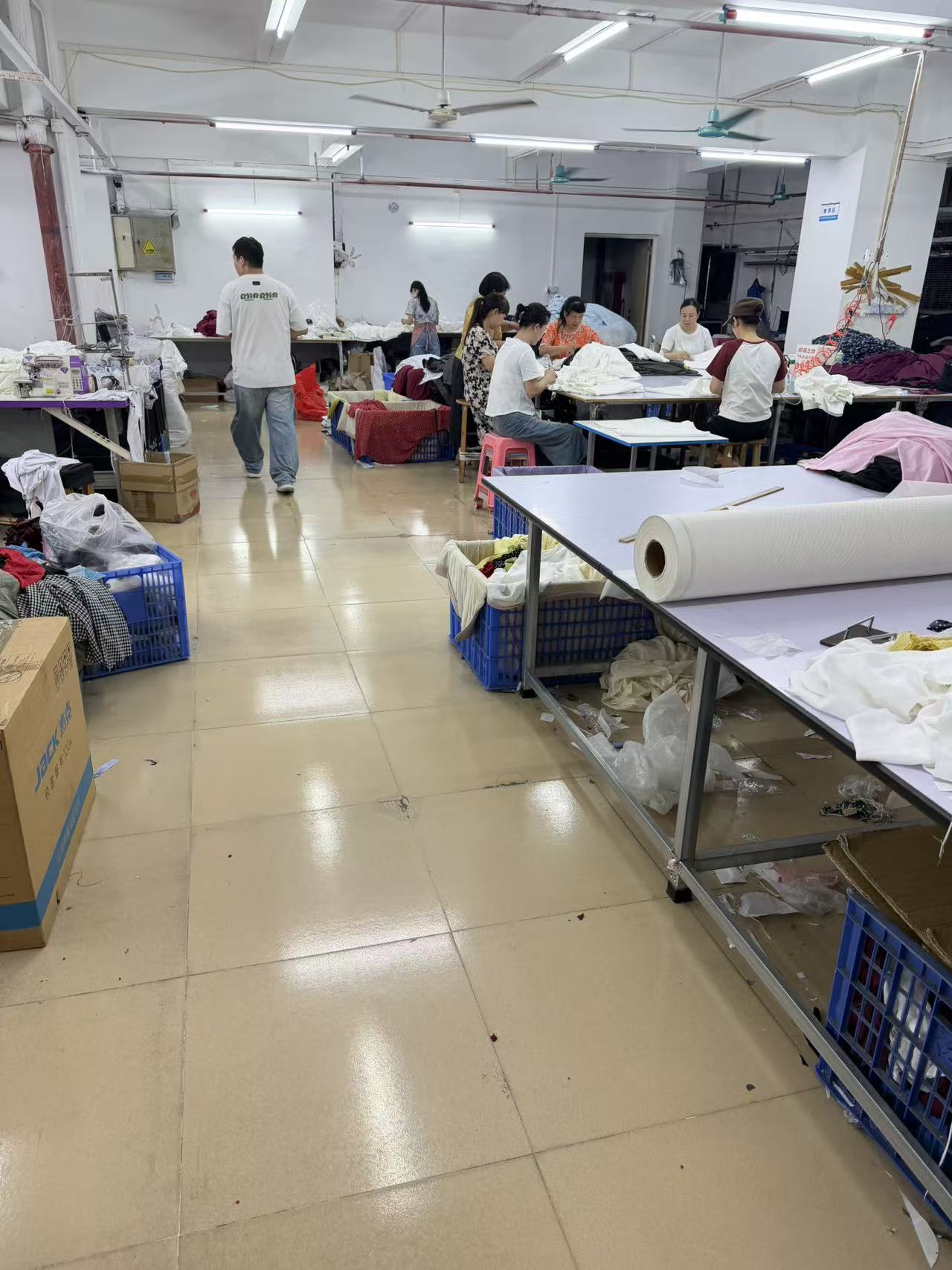 clothing production line china garment factory