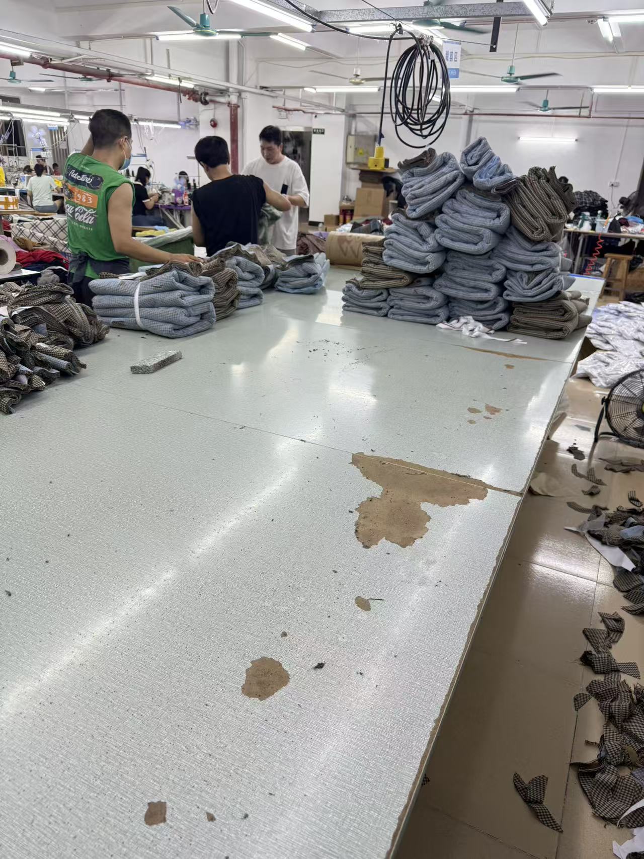 Custom clothing sample development process