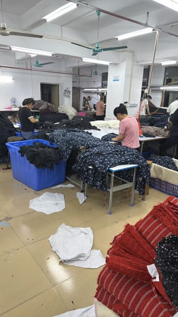 clothing factory quality control inspection
