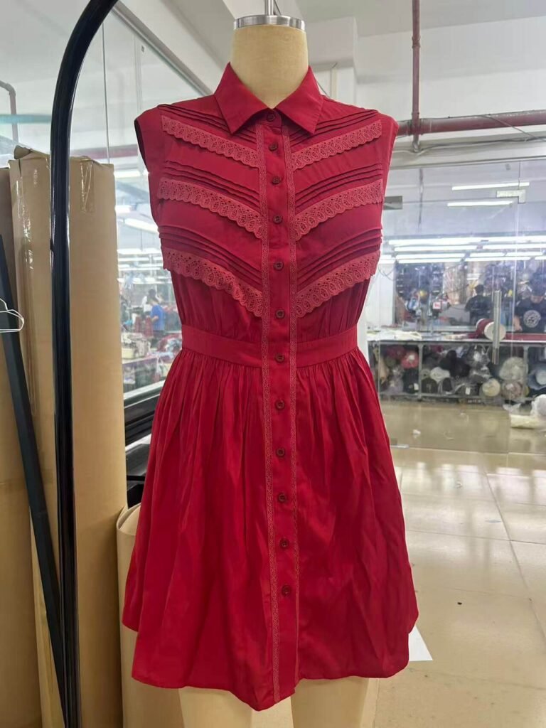 Clothing production factory in China