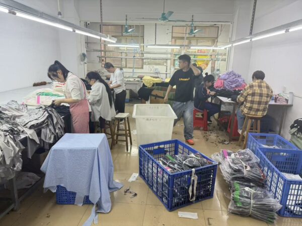 Clothing manufacturer warehouse inventory